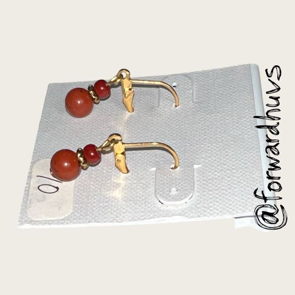Bundle Sale 3 for $15 | Warm and Earthy Hand Crafted Dangle Earrings - Picture 6 of 8